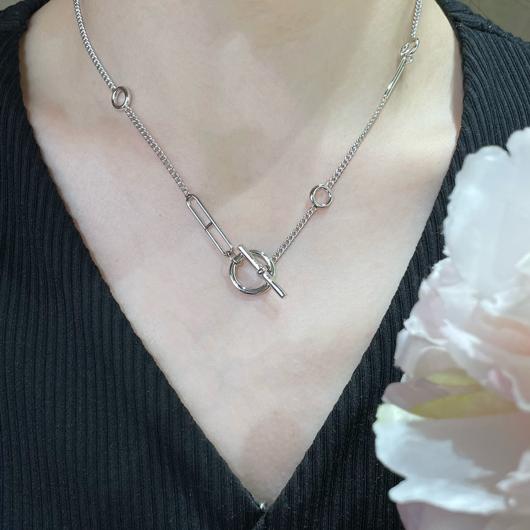 [LUXORA]HM STERLING CHAINE D'ANCRE HEART