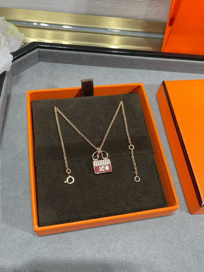 [LUXORA]H CIRCE MOISSANITE PENDANT NECKLACE GOLD