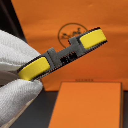 [LUXORA]CLIC HM SO BLACK YELLOW BRACELET