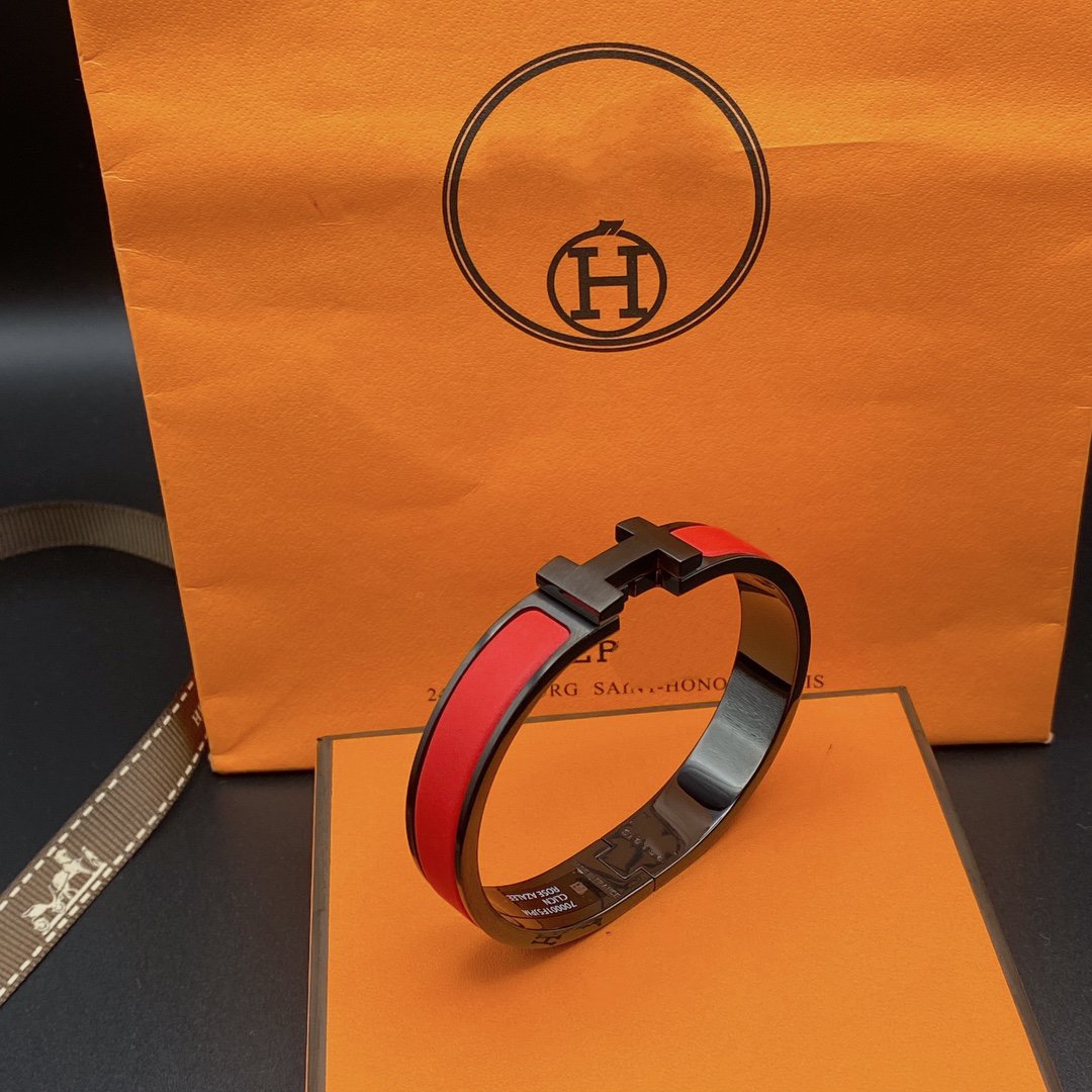 [LUXORA]CLIC HM SO BLACK RED BRACELET