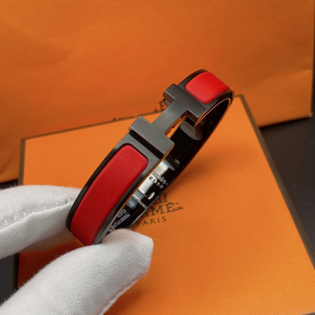 [LUXORA]CLIC HM SO BLACK RED BRACELET