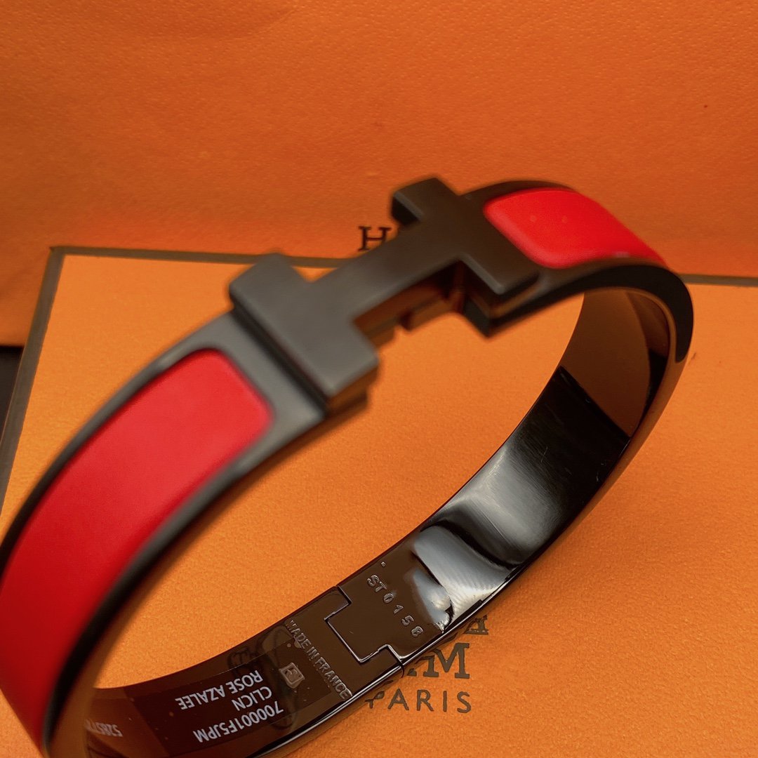 [LUXORA]CLIC HM SO BLACK RED BRACELET