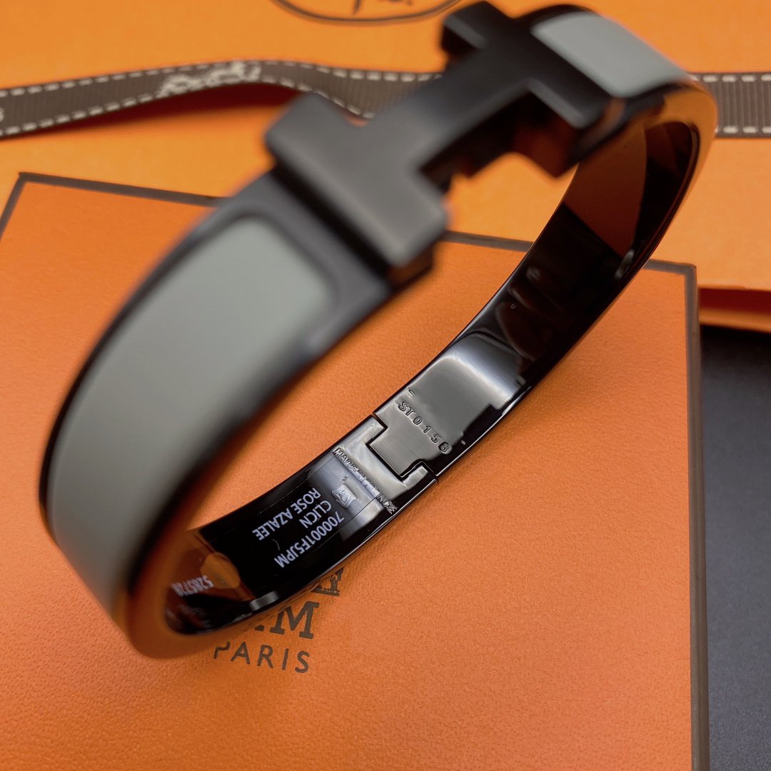 [LUXORA]CLIC HM SO BLACK GREY BRACELET