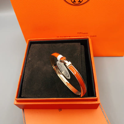 [LUXORA]CLASSIC HM CLIC RED 8MM ENAMEL BRACELET