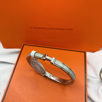 [LUXORA]CLASSIC HM CLIC GREEN 8MM ENAMEL BRACELET