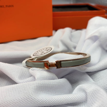 [LUXORA]CLASSIC HM CLIC GREEN 8MM ENAMEL BRACELET