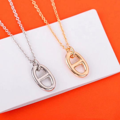 [LUXORA]HM PIG NOSE NECKLACE