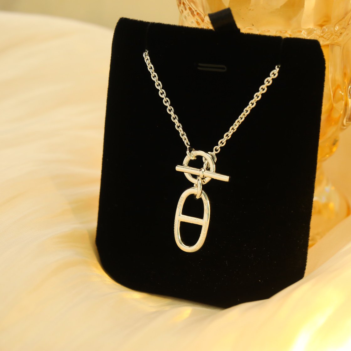 [LUXORA]HM CHAINE D'ANCRE PENDANT NECKLACE STERLING SILVER