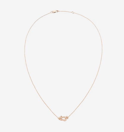 [LUXORA]FORCE 10 DIAMOND PINK GOLD NECKLACE MINI MODEL