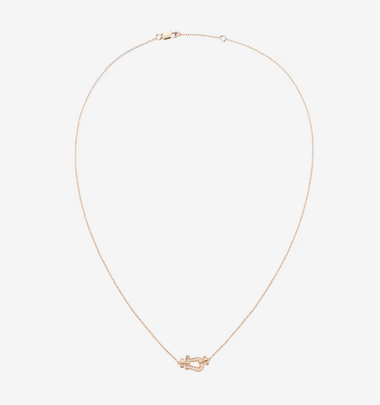 [LUXORA]FORCE 10 DIAMOND PINK GOLD NECKLACE MINI MODEL