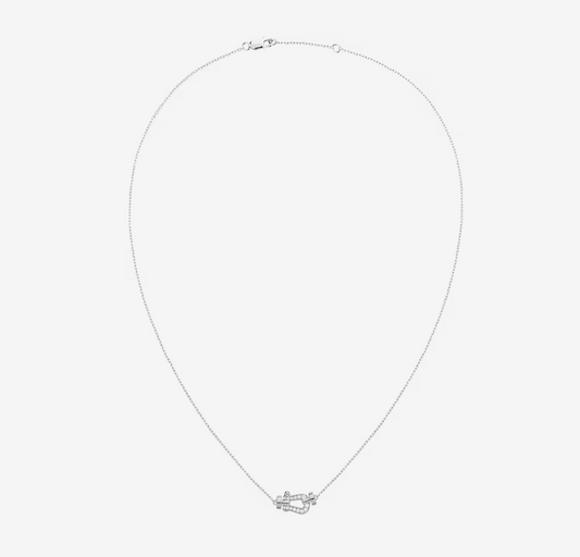 [LUXORA]FORCE 10 DIAMOND SILVER NECKLACE MINI MODEL