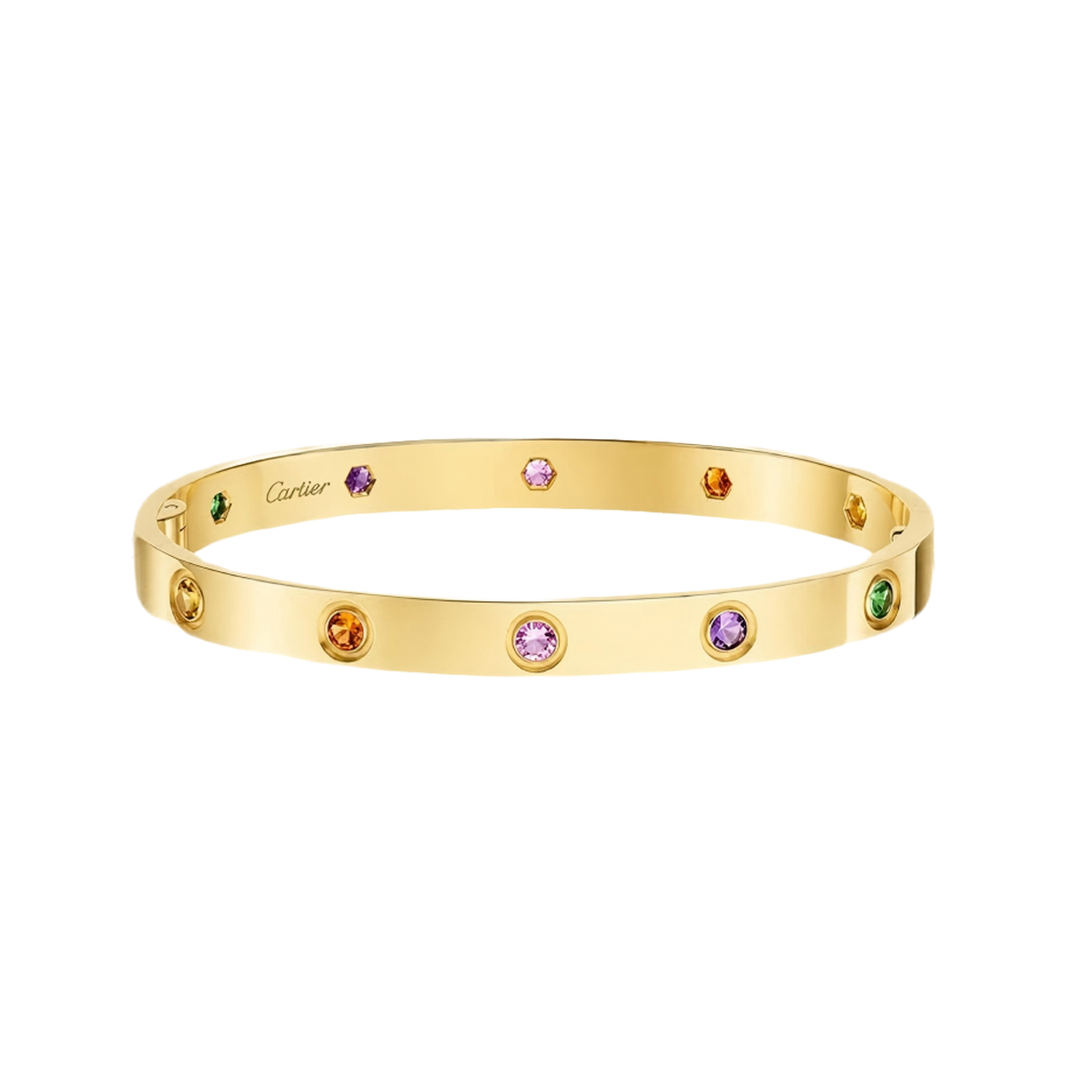 [LUXORA] 2026 RAINBOW LOVE BRACELET 6.1MM  10 DIAMONDS