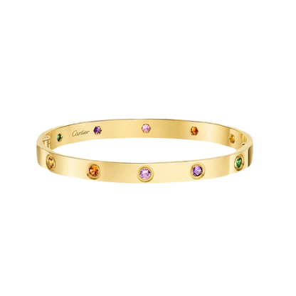 [LUXORA] 2026 RAINBOW LOVE BRACELET 6.1MM  10 DIAMONDS