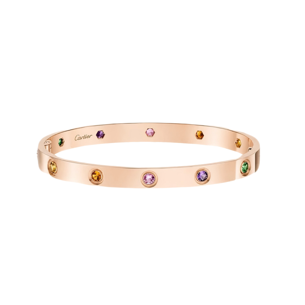 [LUXORA] 2026 RAINBOW LOVE BRACELET 6.1MM  10 DIAMONDS