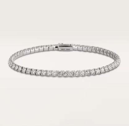 [LUXORA]  CLASSIC BASEBALL BRACELAT, 52 DIAMOND