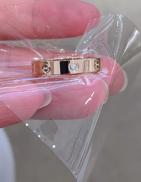 [LUXORA]LOVE RING 4MM 1 DIAMOND