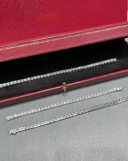 [LUXORA jewelrys]TENNIS BRACELET WITH FULL DIAMOND SETTING