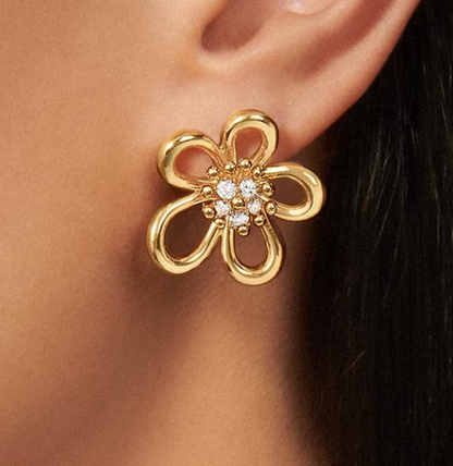 [LUXORA]FLOWERLACE EARRINGS