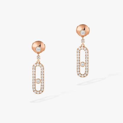[LUXORA]DORMEUSES MOVE UNO DIAMOND EARRINGS