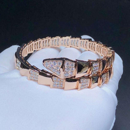 [LUXORA]SERPENTI BRACELET PINK GOLD DIAMOND