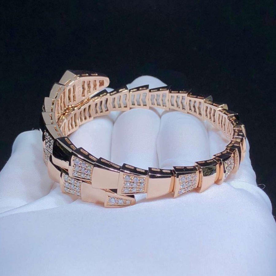 [LUXORA]SERPENTI BRACELET PINK GOLD DIAMOND
