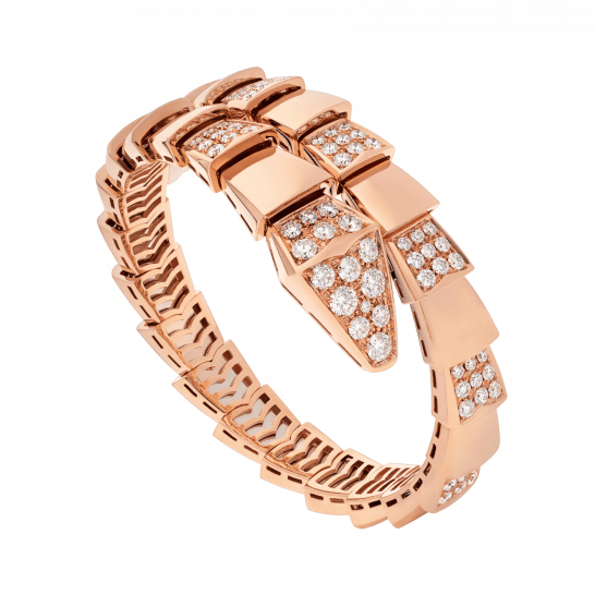 [LUXORA]SERPENTI BRACELET PINK GOLD DIAMOND