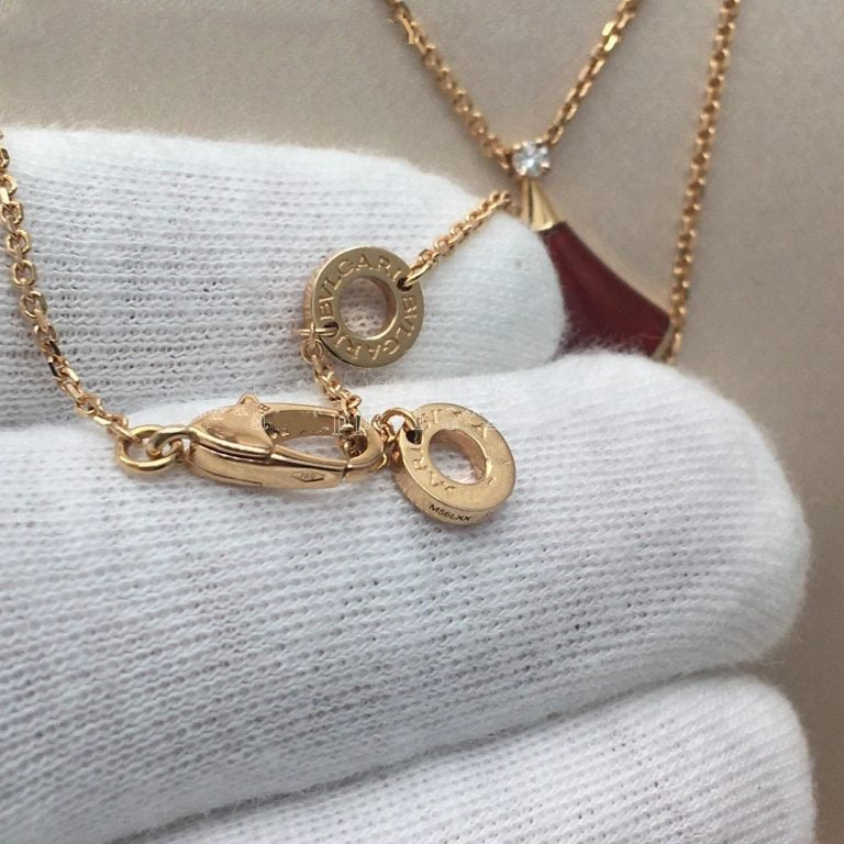 [LUXORA]DREAM NECKLACE CARNELIAN 1 DIAMOND