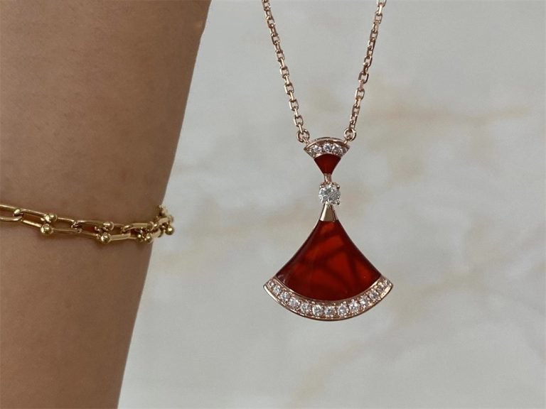 [LUXORA]DREAM NECKLACE CARNELIAN DIAMOND