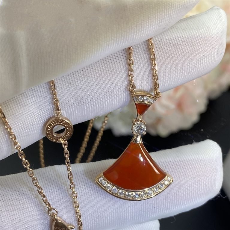 [LUXORA]DREAM NECKLACE CARNELIAN DIAMOND