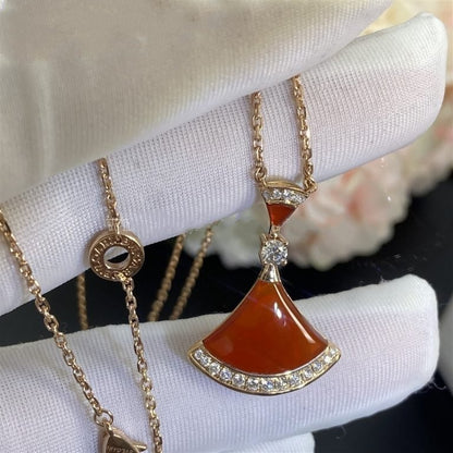 [LUXORA]DREAM NECKLACE CARNELIAN DIAMOND