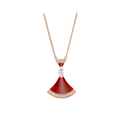 [LUXORA]DREAM NECKLACE CARNELIAN DIAMOND