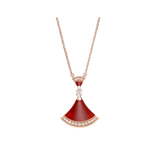 [LUXORA]DREAM NECKLACE CARNELIAN DIAMOND