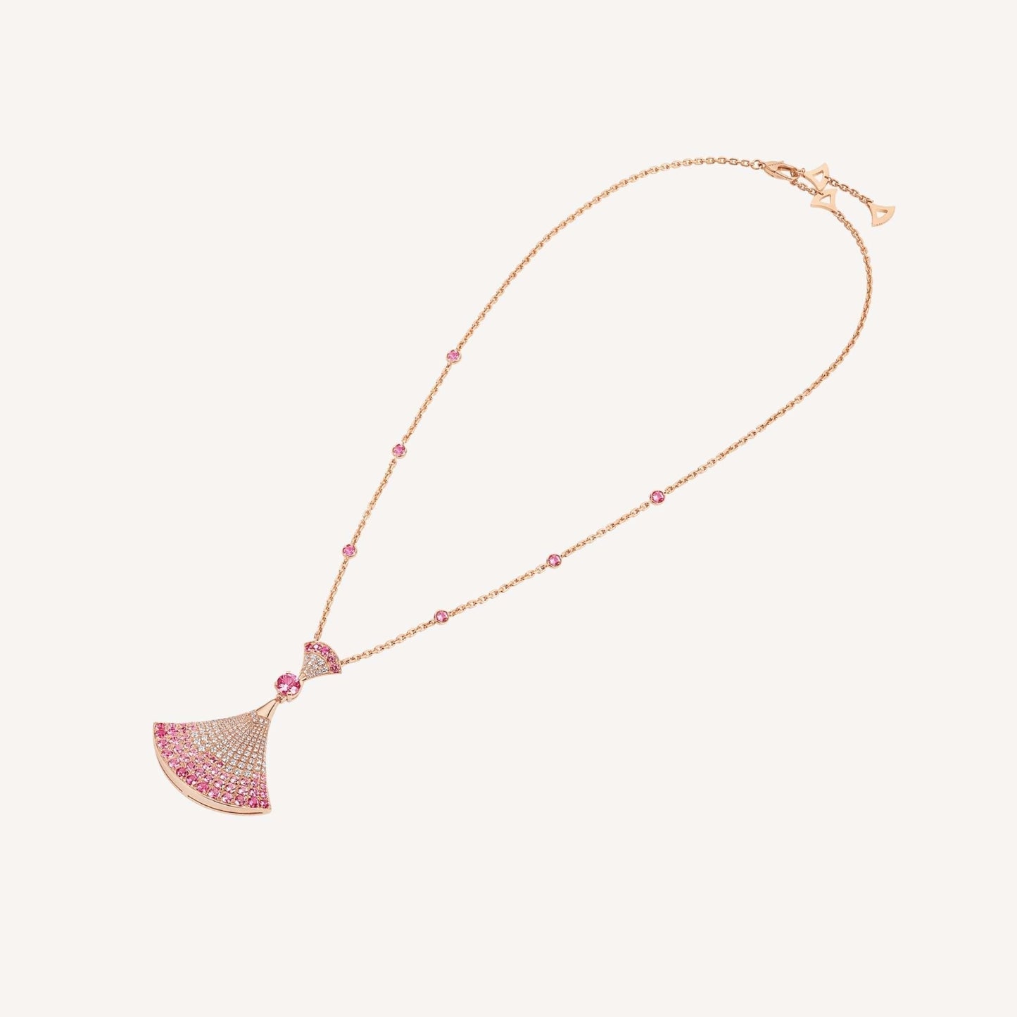 [LUXORA]DREAM NECKLACK DIAMOND PINK GOLD