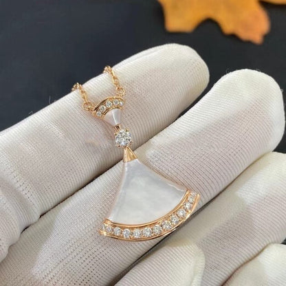 [LUXORA]DREAM NECKLACE MOP PINK GOLD DIAMOND