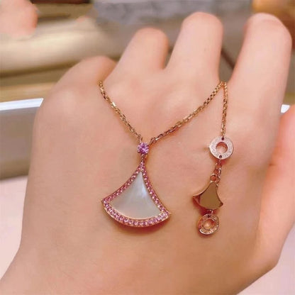 [LUXORA]DREAM NECKLACE MOP DIAMOND PINK