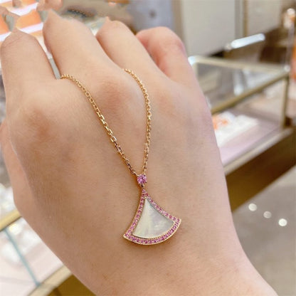 [LUXORA]DREAM NECKLACE MOP DIAMOND PINK