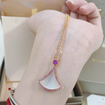 [LUXORA]DREAM NECKLACE MOP DIAMOND PINK
