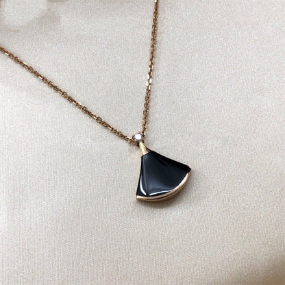 [LUXORA]DREAM NECKLACE ONYX 1 DIAMOND