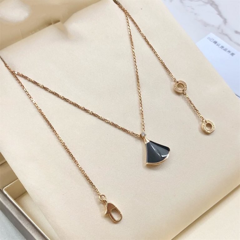 [LUXORA]DREAM NECKLACE ONYX 1 DIAMOND