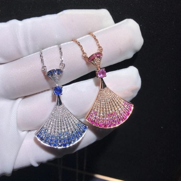 [LUXORA]DREAM NECKLACE AGATE SILVER DIAMOND