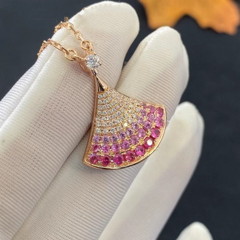 [LUXORA]DREAM NECKLACE PINK GOLD PINK DIAMOND