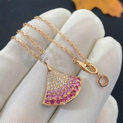 [LUXORA]DREAM NECKLACE PINK GOLD PINK DIAMOND