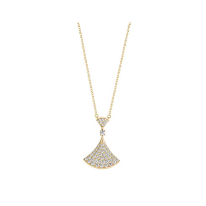 [LUXORA]DREAM NECKLACE GOLD FULL DIAMOND