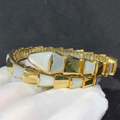 [LUXORA]SERPENTI BRACELET MOP GOLD
