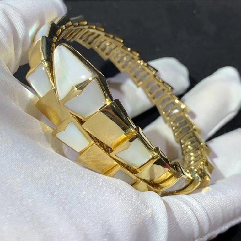 [LUXORA]SERPENTI BRACELET MOP GOLD