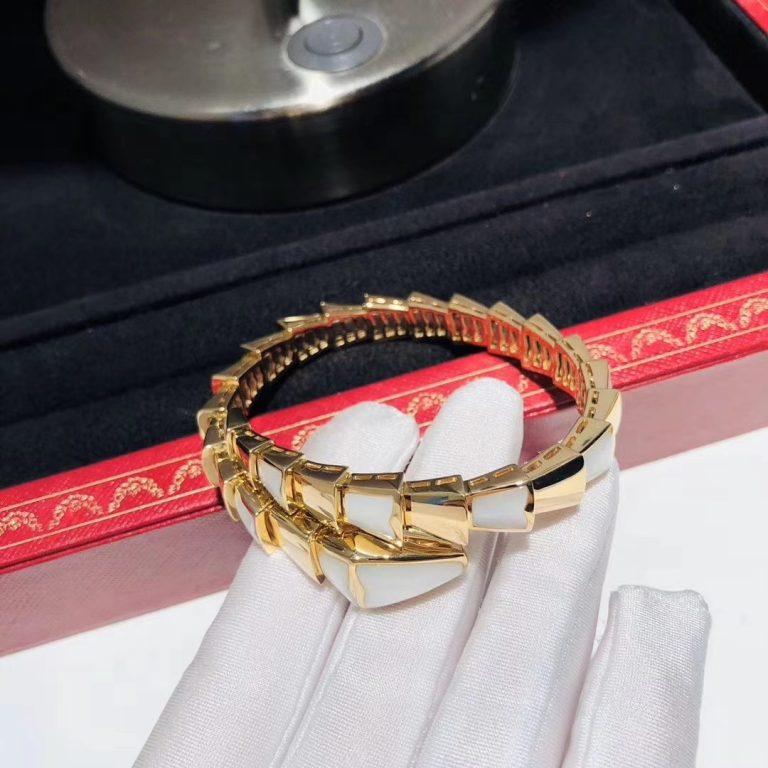 [LUXORA]SERPENTI BRACELET MOP GOLD