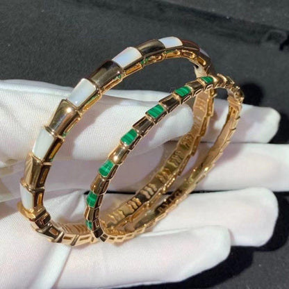 [LUXORA]SERPENTI BRACELET PINK GOLD MOP
