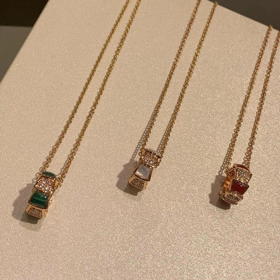 [LUXORA]SERPENTI PEDANT DIAMOND NECKLACE