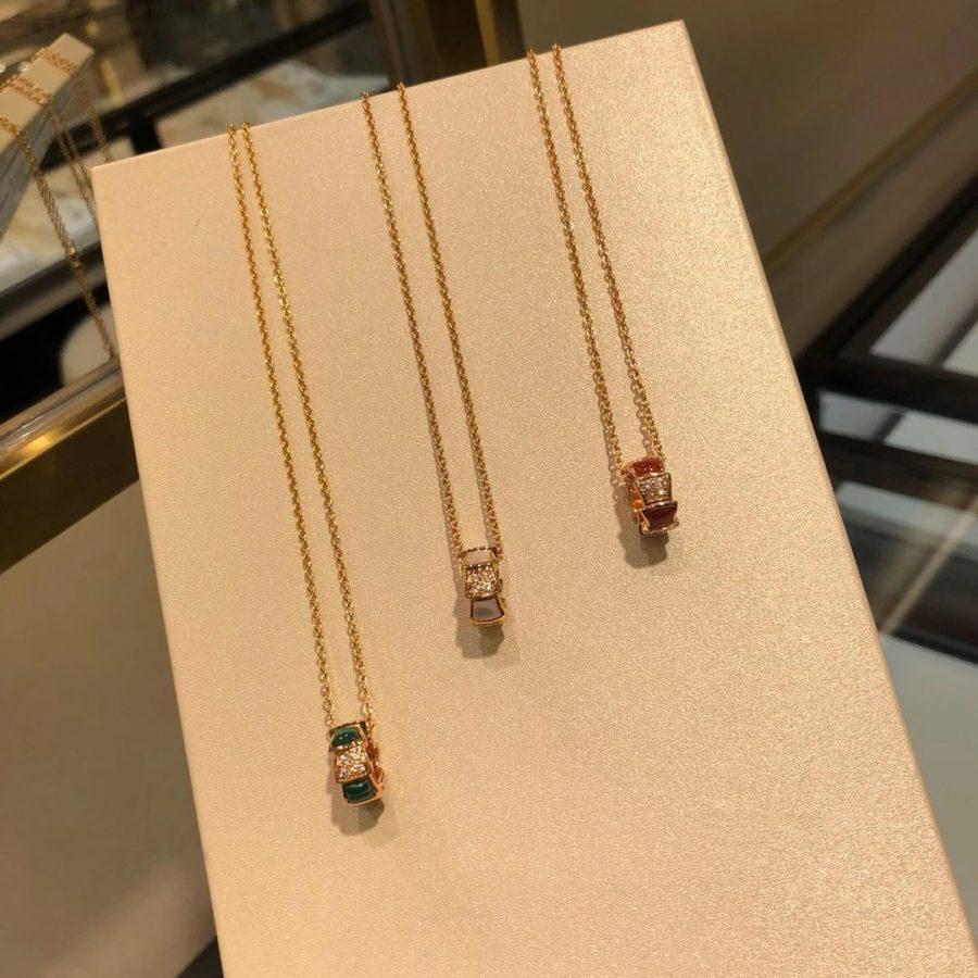 [LUXORA]SERPENTI PEDANT DIAMOND NECKLACE
