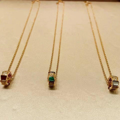 [LUXORA]SERPENTI PEDANT DIAMOND NECKLACE